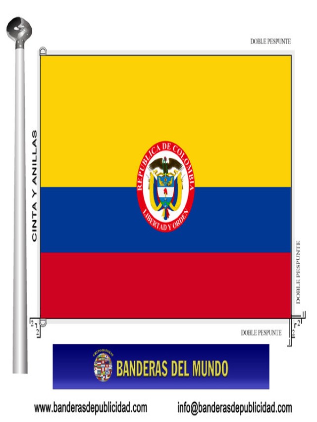 Sintético 102+ Imagen bandera de colombia con escudo Actualizar