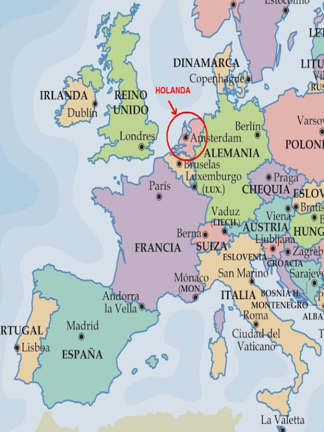 Álbumes 102+ Foto donde se encuentra holanda en el mapa de europa Lleno