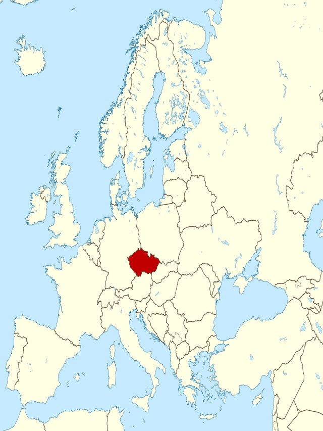Lista 97+ Foto mapa de europa republica checa Actualizar